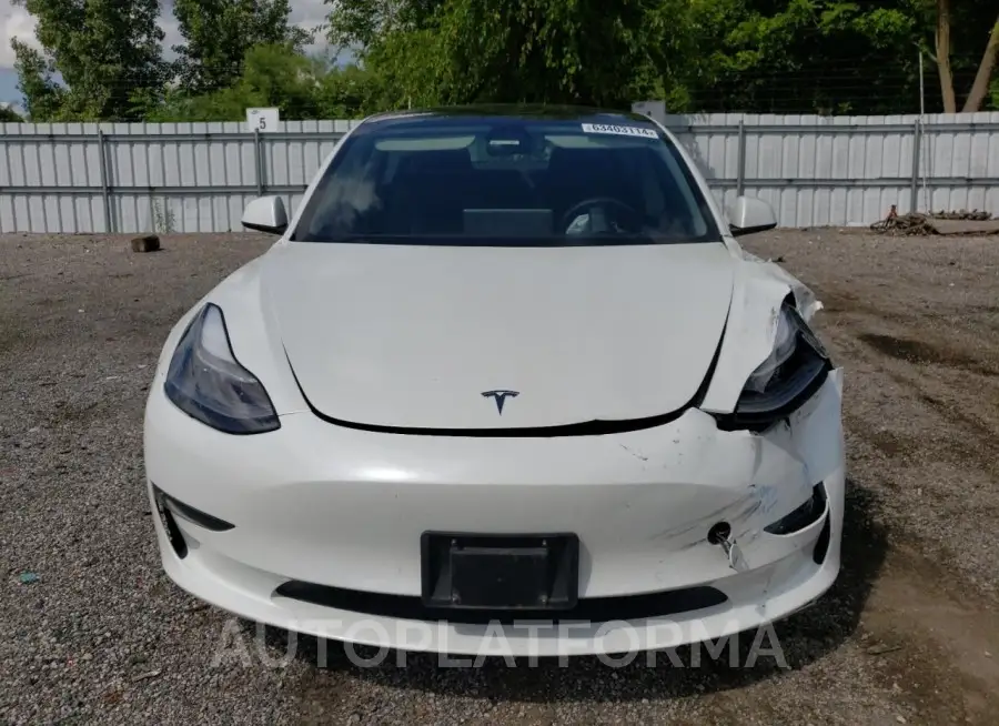 TESLA MODEL 3 2022 vin 5YJ3E1EB4NF197133 from auto auction Copart