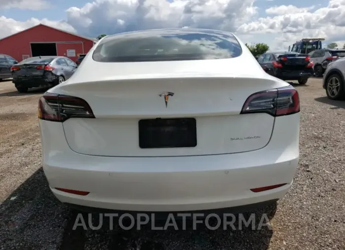 TESLA MODEL 3 2022 vin 5YJ3E1EB4NF197133 from auto auction Copart