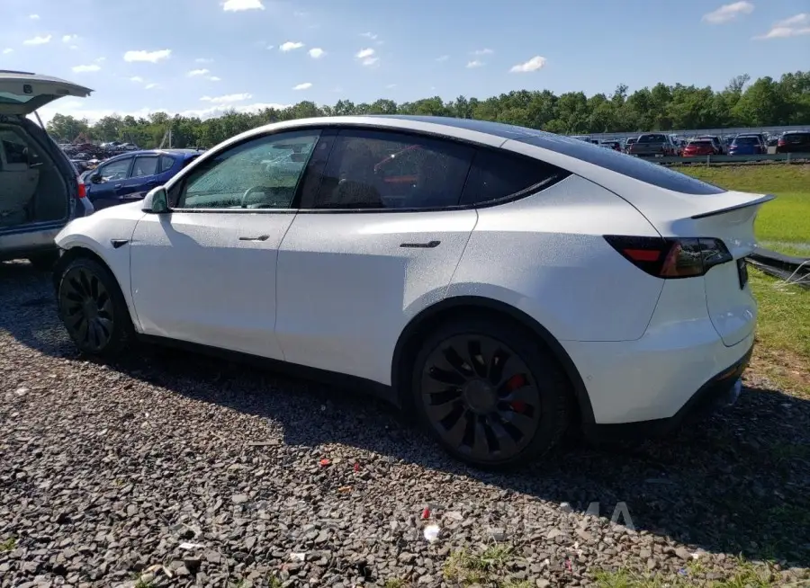 TESLA MODEL Y 2022 vin 7SAYGDEF4NF522385 from auto auction Copart