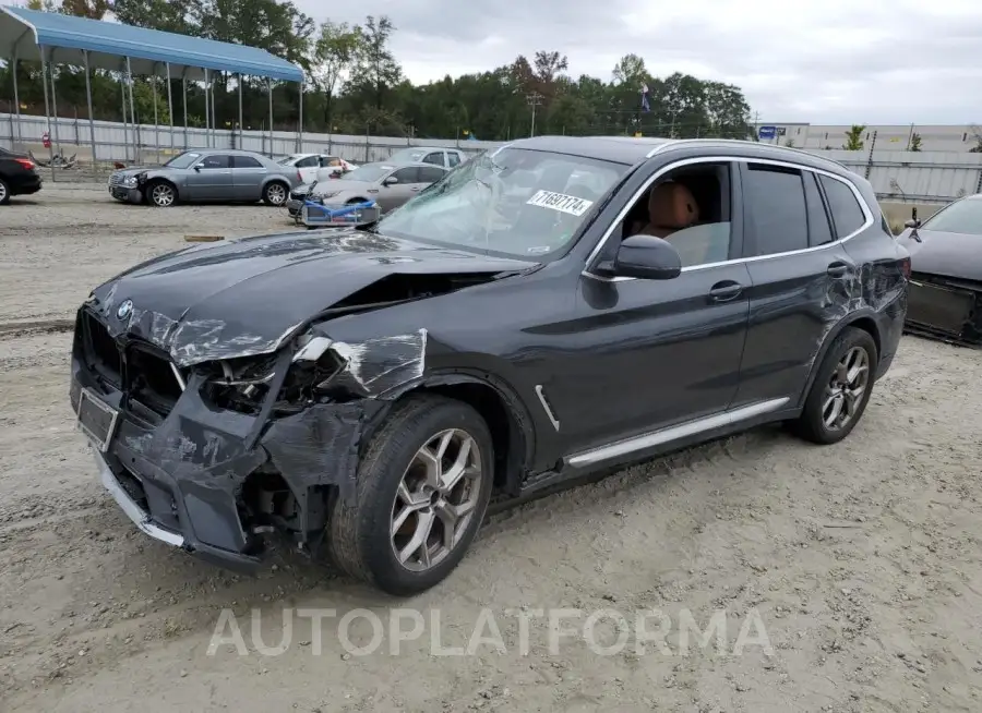 BMW X3 XDRIVE3 2022 vin 5UX53DP01N9K52450 from auto auction Copart