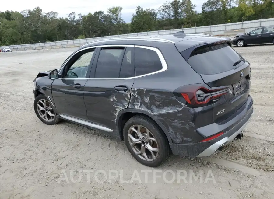 BMW X3 XDRIVE3 2022 vin 5UX53DP01N9K52450 from auto auction Copart