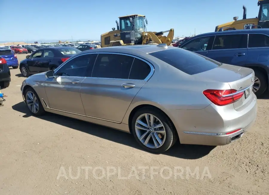 BMW 750 XI 2016 vin WBA7F2C59GG418801 from auto auction Copart