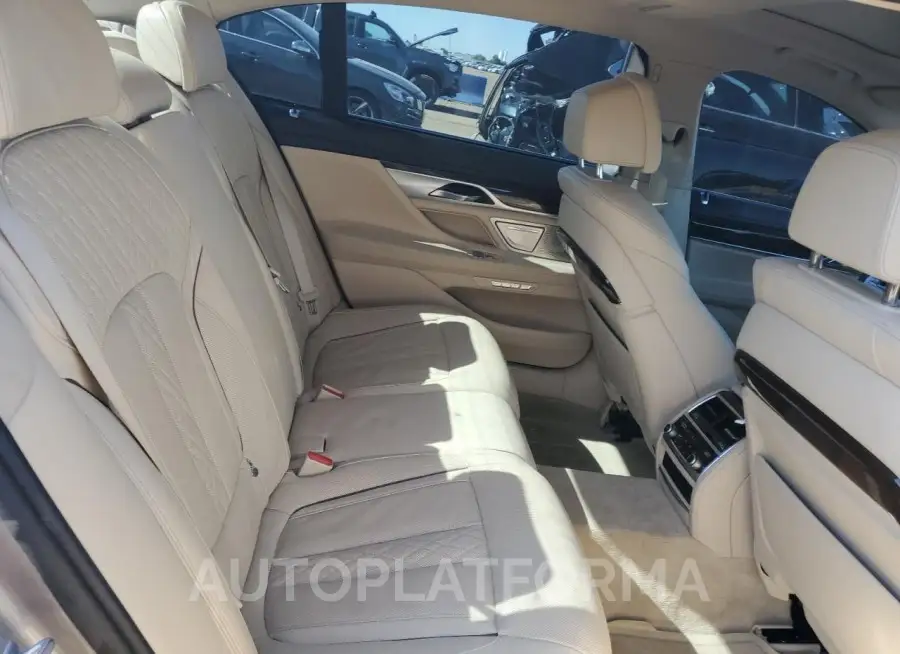 BMW 750 XI 2016 vin WBA7F2C59GG418801 from auto auction Copart