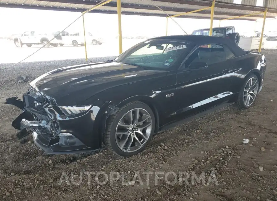 FORD MUSTANG GT 2017 vin 1FATP8FF1H5290319 from auto auction Copart