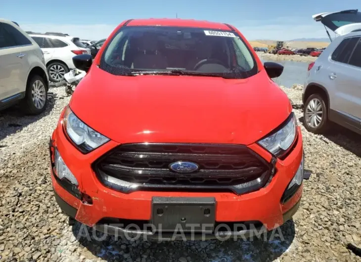 FORD ECOSPORT S 2019 vin MAJ6S3FL4KC299183 from auto auction Copart