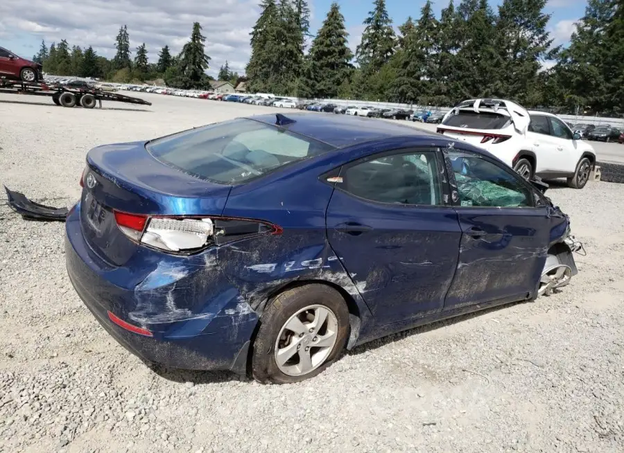 HYUNDAI elantra se 2015 vin 5NPDH4AE2FH609629 from auto auction Copart