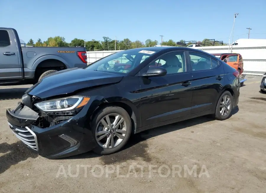 HYUNDAI elantra se 2018 vin KMHD84LF1JU474272 from auto auction Copart