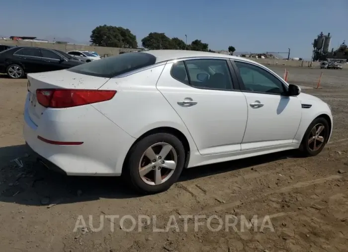 KIA OPTIMA LX 2015 vin KNAGM4A78F5538217 from auto auction Copart