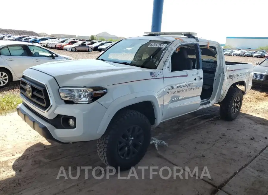 TOYOTA TACOMA DOU 2022 vin 3TMAZ5CN2NM164076 from auto auction Copart