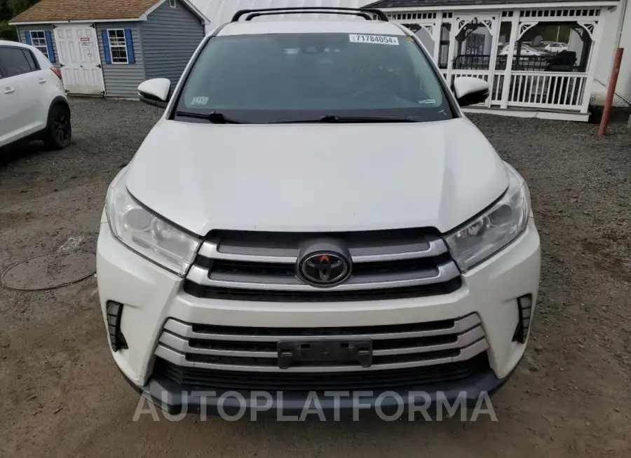 TOYOTA HIGHLANDER 2019 vin 5TDBZRFH4KS943542 from auto auction Copart