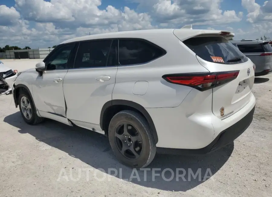 TOYOTA HIGHLANDER 2021 vin 5TDCZRAH3MS064290 from auto auction Copart