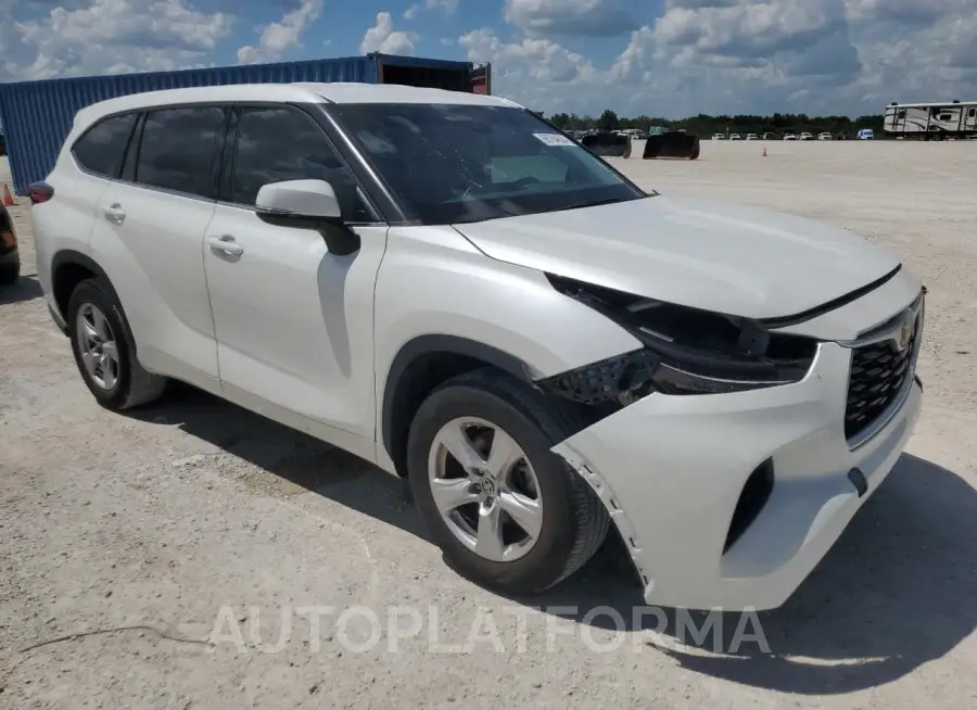 TOYOTA HIGHLANDER 2021 vin 5TDCZRAH3MS064290 from auto auction Copart