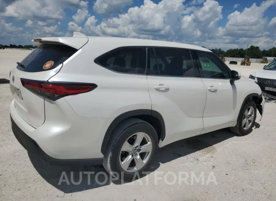 TOYOTA HIGHLANDER 2021 vin 5TDCZRAH3MS064290 from auto auction Copart