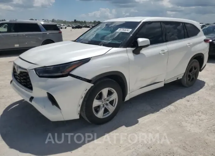 TOYOTA HIGHLANDER 2021 vin 5TDCZRAH3MS064290 from auto auction Copart