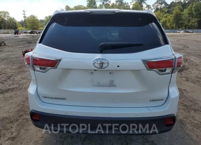 TOYOTA HIGHLANDER 2016 vin 5TDYKRFH7GS167395 from auto auction Copart