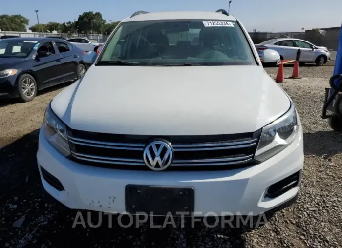 VOLKSWAGEN TIGUAN S 2015 vin WVGBV7AX4FW607812 from auto auction Copart