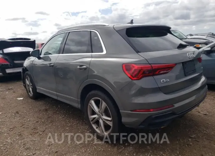 AUDI Q3 PREMIUM 2020 vin WA1DECF32L1029658 from auto auction Copart