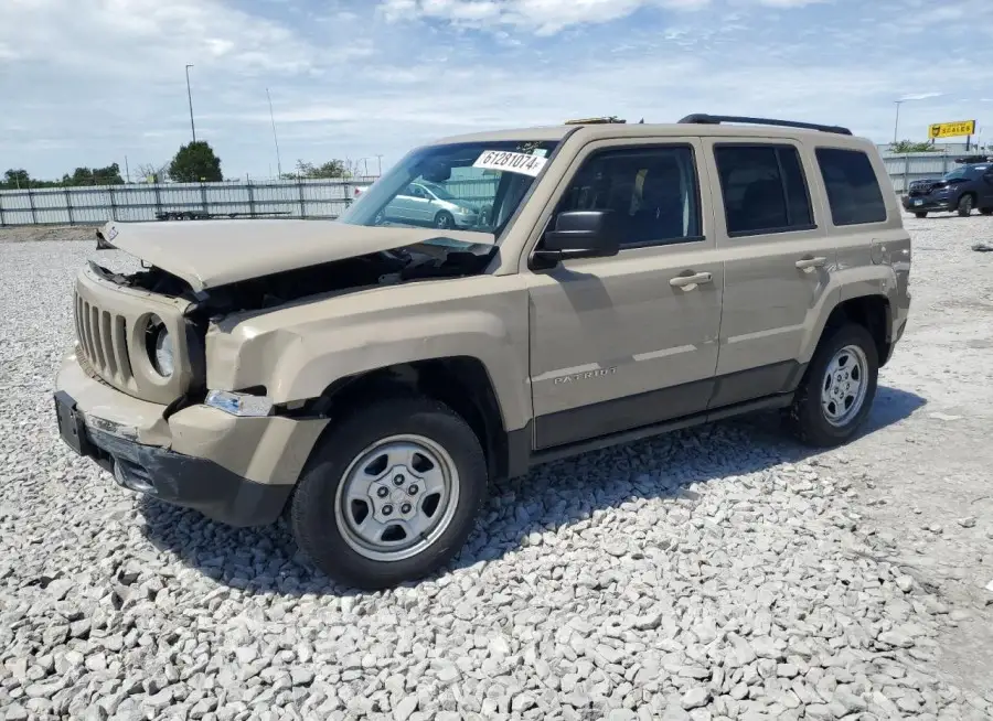 JEEP PATRIOT SP 2016 vin 1C4NJRBB2GD805913 from auto auction Copart