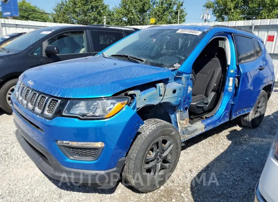 JEEP COMPASS SP 2018 vin 3C4NJCAB2JT318629 from auto auction Copart