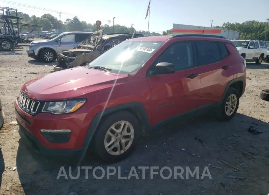 JEEP COMPASS SP 2018 vin 3C4NJCABXJT254873 from auto auction Copart