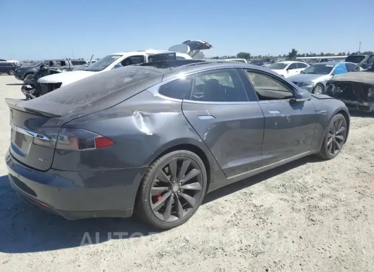 TESLA MODEL S 2015 vin 5YJSA1E1XFF115731 from auto auction Copart