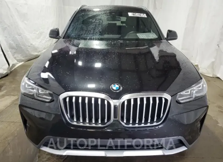 BMW X3 XDRIVE3 2023 vin 5UX53DP05P9T20865 from auto auction Copart