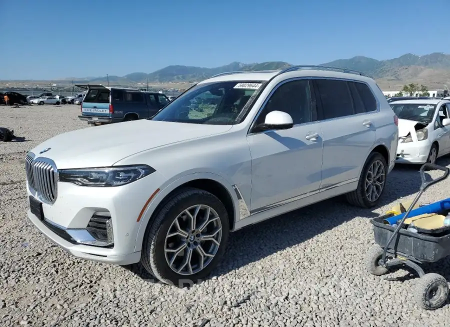 BMW X7 XDRIVE4 2020 vin 5UXCW2C01L9B40207 from auto auction Copart