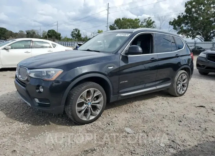 BMW X3 XDRIVE3 2016 vin 5UXWX7C56G0R17961 from auto auction Copart