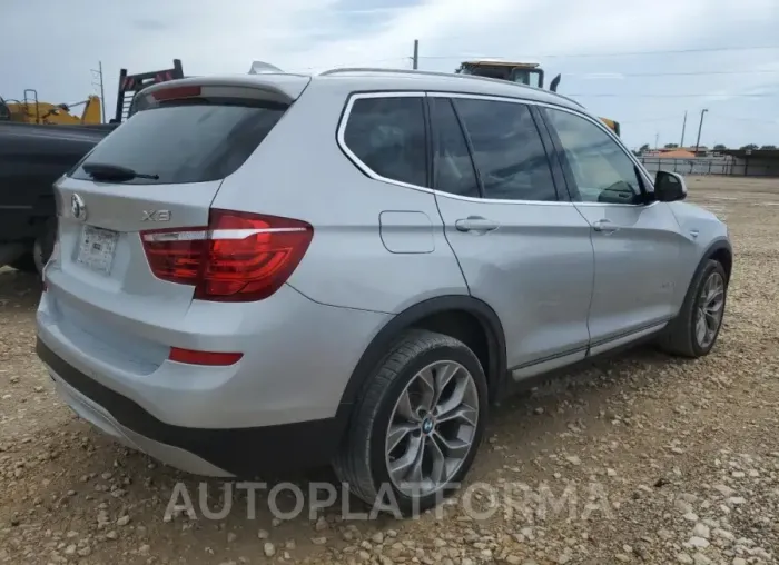 BMW X3 XDRIVE2 2017 vin 5UXWX9C37H0W74530 from auto auction Copart