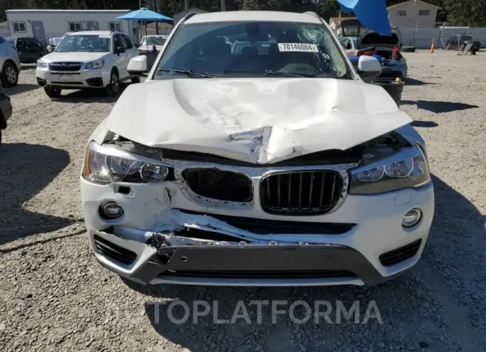 BMW X3 XDRIVE2 2017 vin 5UXWX9C38H0W68980 from auto auction Copart