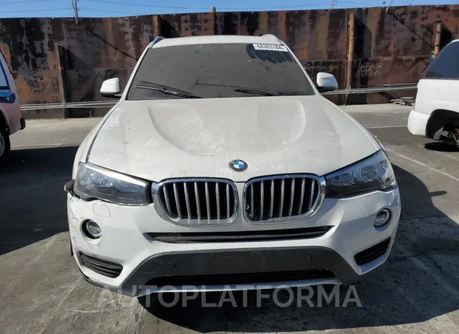 BMW X3 XDRIVE2 2015 vin 5UXWX9C56F0D56111 from auto auction Copart