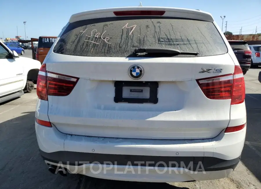 BMW X3 XDRIVE2 2015 vin 5UXWX9C56F0D56111 from auto auction Copart