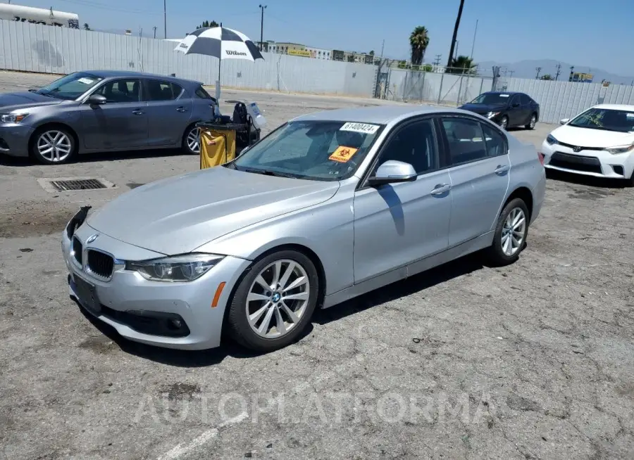 BMW 320 I 2018 vin WBA8E1G57JNU89235 from auto auction Copart