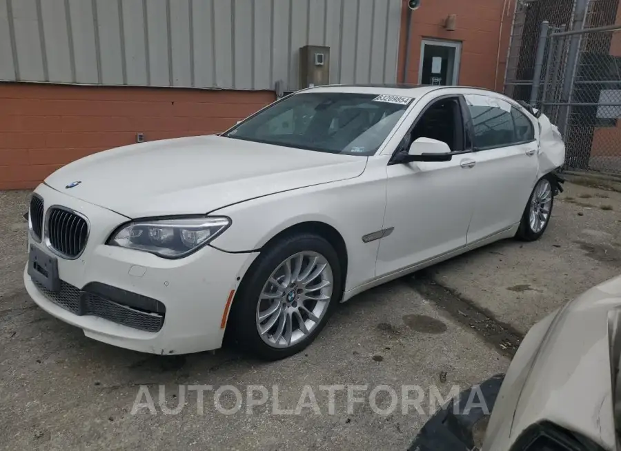 BMW 750 LXI 2015 vin WBAYF8C59FD653903 from auto auction Copart