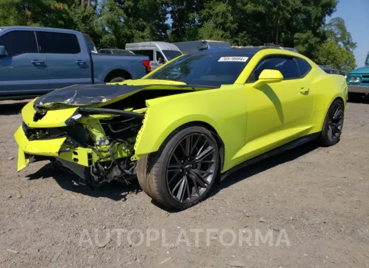 CHEVROLET CAMARO ZL1 2019 vin 1G1FK1R61K0149319 from auto auction Copart