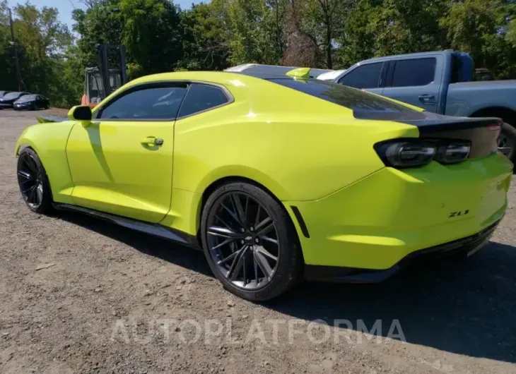 CHEVROLET CAMARO ZL1 2019 vin 1G1FK1R61K0149319 from auto auction Copart