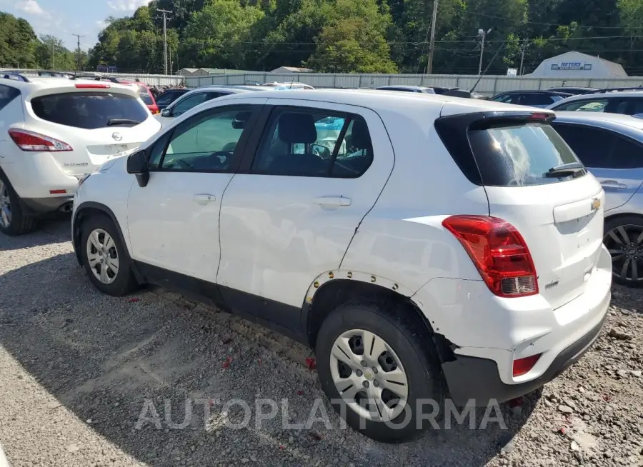 CHEVROLET TRAX LS 2018 vin KL7CJKSB4JB510360 from auto auction Copart