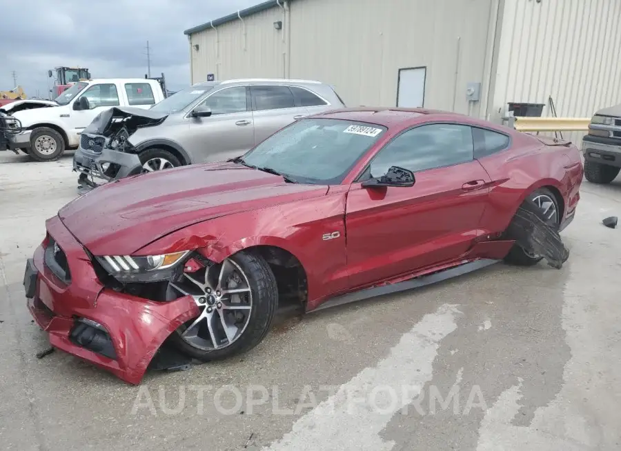 FORD MUSTANG GT 2015 vin 1FA6P8CF9F5382048 from auto auction Copart