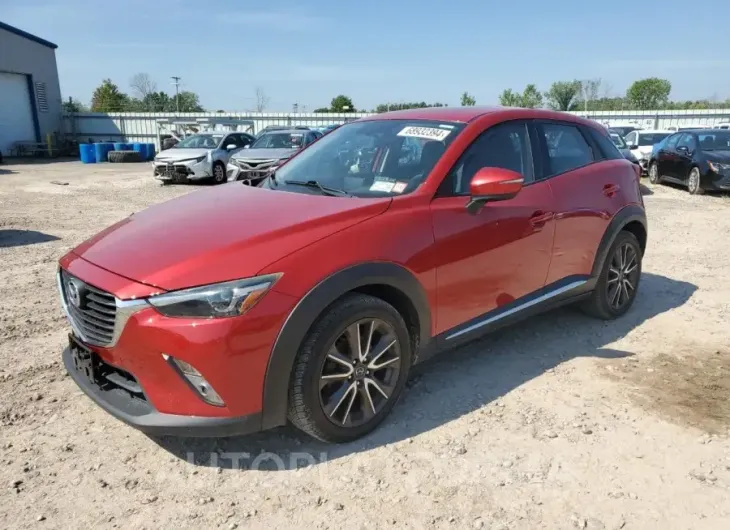 MAZDA CX-3 GRAND 2016 vin JM1DKFD72G0130894 from auto auction Copart