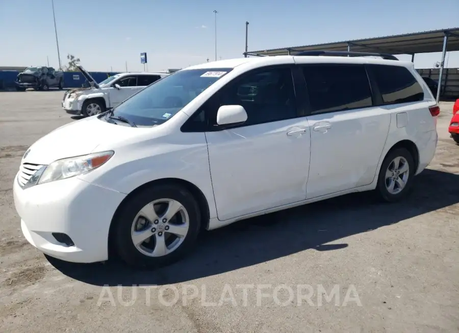 TOYOTA SIENNA LE 2016 vin 5TDKK3DC9GS711647 from auto auction Copart