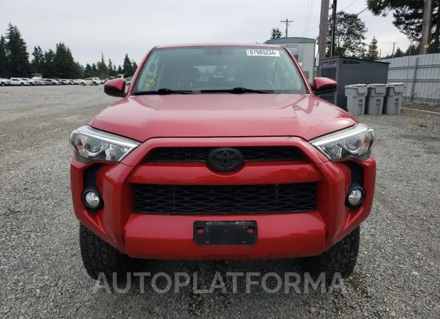 TOYOTA 4RUNNER SR 2015 vin JTEBU5JR7F5274388 from auto auction Copart