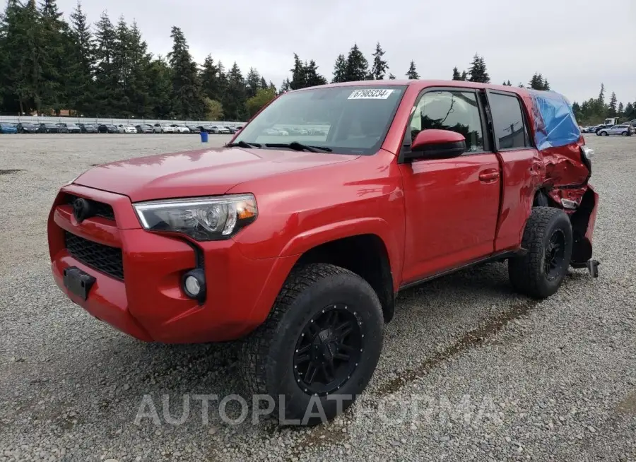 TOYOTA 4RUNNER SR 2015 vin JTEBU5JR7F5274388 from auto auction Copart