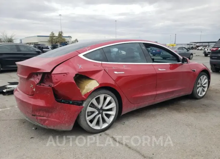 TESLA MODEL 3 2020 vin 5YJ3E1EA7LF627712 from auto auction Copart