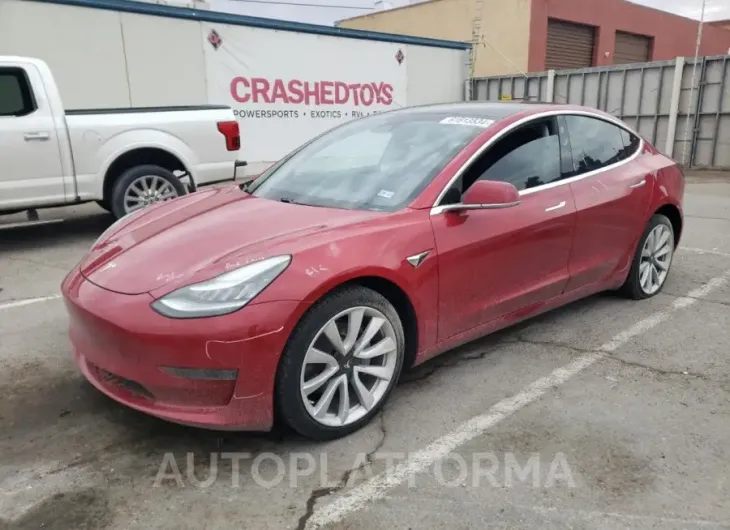 TESLA MODEL 3 2020 vin 5YJ3E1EA7LF627712 from auto auction Copart