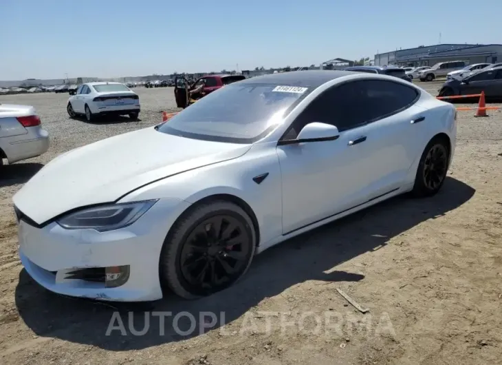 TESLA MODEL S 2017 vin 5YJSA1E20HF196024 from auto auction Copart