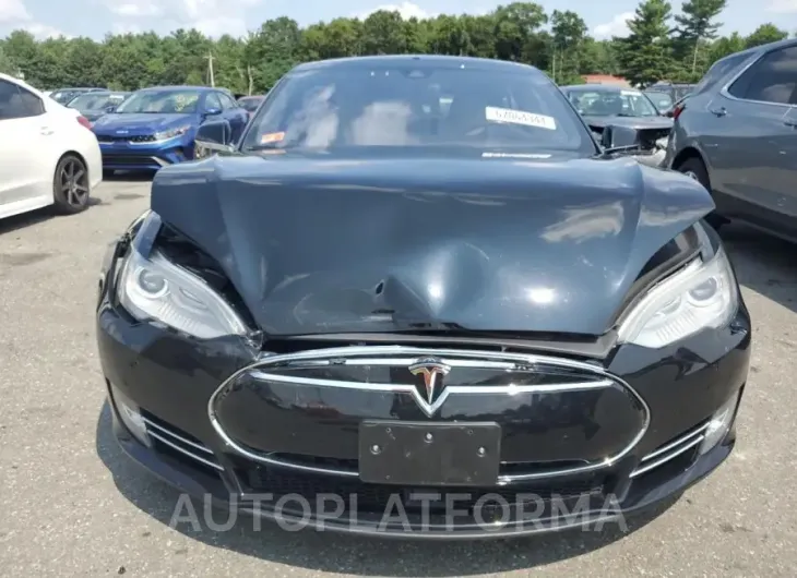 TESLA MODEL S 85 2015 vin 5YJSA1H29FFP73352 from auto auction Copart