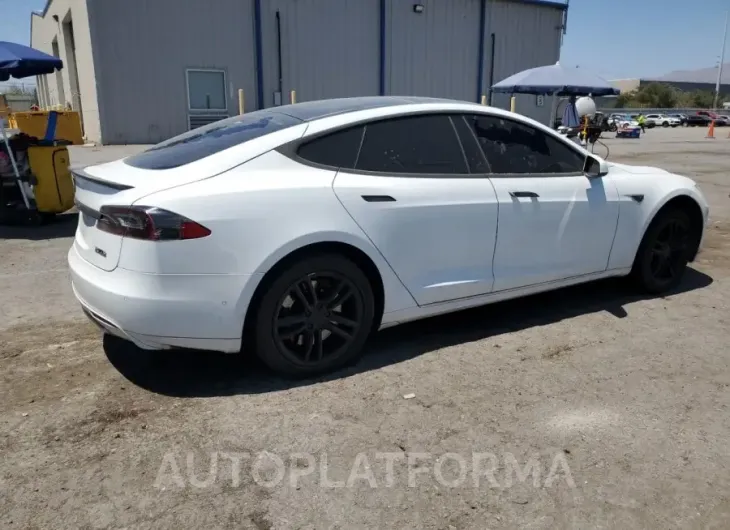 TESLA MODEL S P9 2015 vin 5YJSA1V43FF100613 from auto auction Copart