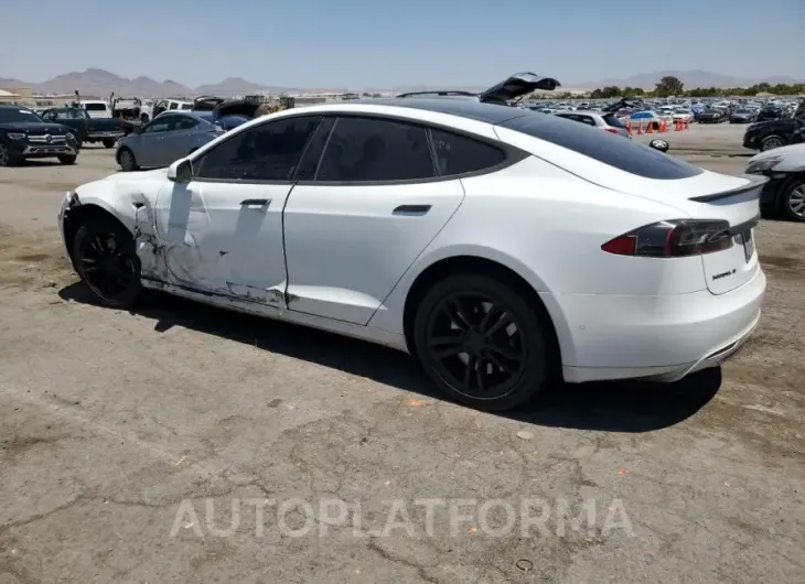 TESLA MODEL S P9 2015 vin 5YJSA1V43FF100613 from auto auction Copart