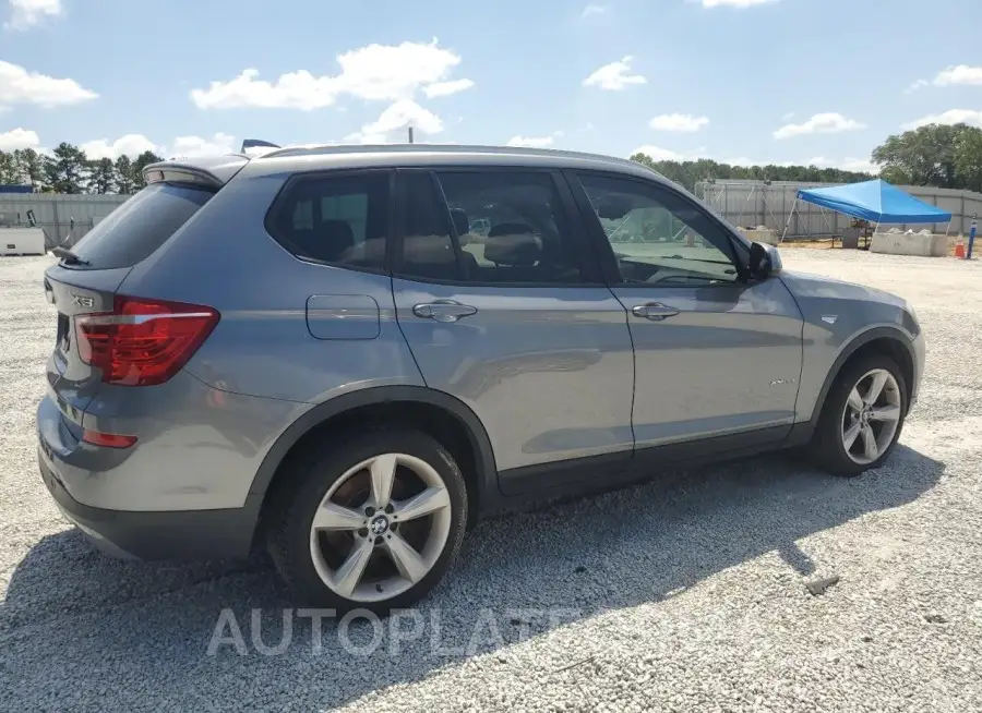 BMW X3 XDRIVE2 2017 vin 5UXWX9C55H0T10611 from auto auction Copart