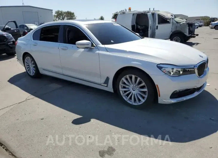 BMW 740 I 2016 vin WBA7E2C56GGD99890 from auto auction Copart